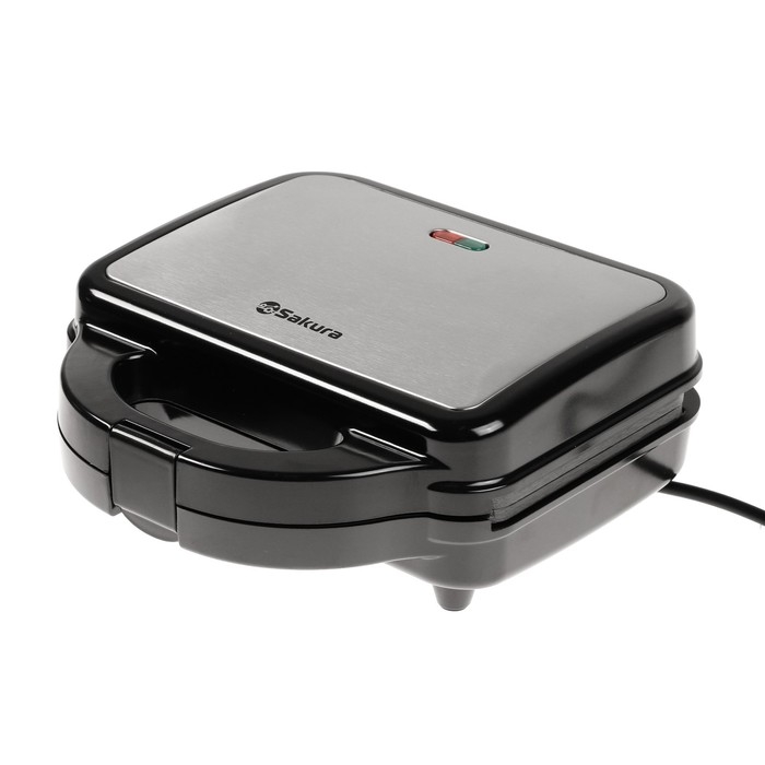 Мультигриль Sakura SA-7424, 750 Вт, 3 сменные панели, антипригарное покрытие, серо-чёрный Мультигриль Sakura SA-7424, 750 Вт, 3 сменные панели, антипригарное покрытие, серо-чёрный