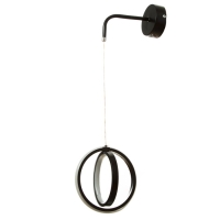 Бра "Ронда" LED 20Вт 6000К черный 17х77 см Бра "Ронда" LED 20Вт 6000К черный 17х77 см