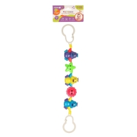 Растяжка на коляску/кроватку &laquo;Птенчики&raquo;, 3 игрушки, цвет МИКС, Крошка Я