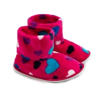 Тапочки женские, цвет розовый сердечки, размер 38 Тапочки женские, цвет розовый сердечки, размер 38