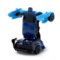 Робот радиоуправляемый &laquo;Спорткар&raquo;, трансформируется, работает от батареек, цвета МИКС