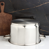 Кастрюля цельнотянутая &laquo;Профи&raquo;, 10 л, d=28 см, капсульное дно, индукция