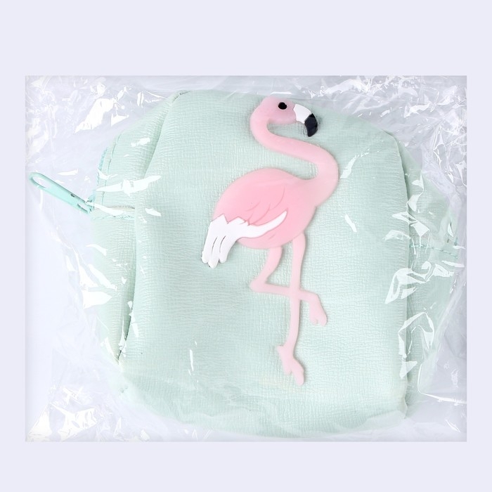 Сумка для куклы «Фламинго», цвет зелёный Сумка для куклы «Фламинго», цвет зелёный