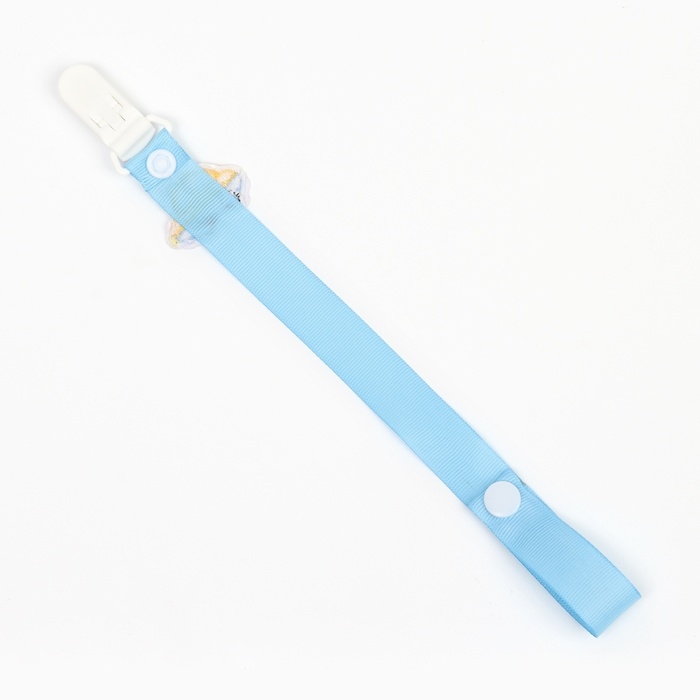 Держатель для соски - пустышки «Счастливый малыш», на ленте Держатель для соски - пустышки «Счастливый малыш», на ленте