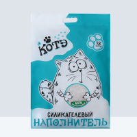 Наполнитель силикагелевый "КОТЭ" антибактериальный, 12 л Наполнитель силикагелевый "КОТЭ" антибактериальный, 12 л