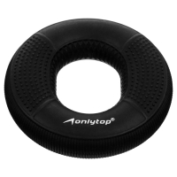 Эспандер кистевой с двойной нагрузкой ONLYTOP, массажный, 27-32 кг, цвет чёрный