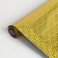 Пленка самоклеящаяся D&B 042B LB ГОЛОГРАФИЯ, Золото, 0,45х8м Пленка самоклеящаяся D&B 042B LB ГОЛОГРАФИЯ, Золото, 0,45х8м