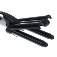 Плойка Galaxy GL 4606, 70 Вт, керамическое покрытие, d=22 мм, 200&deg;C, белая