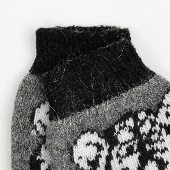 Носки мужские шерстяные &laquo;Тигр&raquo;, цвет серый, размер 29