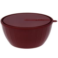 Салатник с крышкой &laquo;Fiesta&raquo;, 2,8 л, цвет МИКС