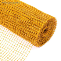 Сетка садовая, 1 &times; 20 м, ячейка ромб 15 &times; 15 мм, пластиковая, жёлтая, Greengo