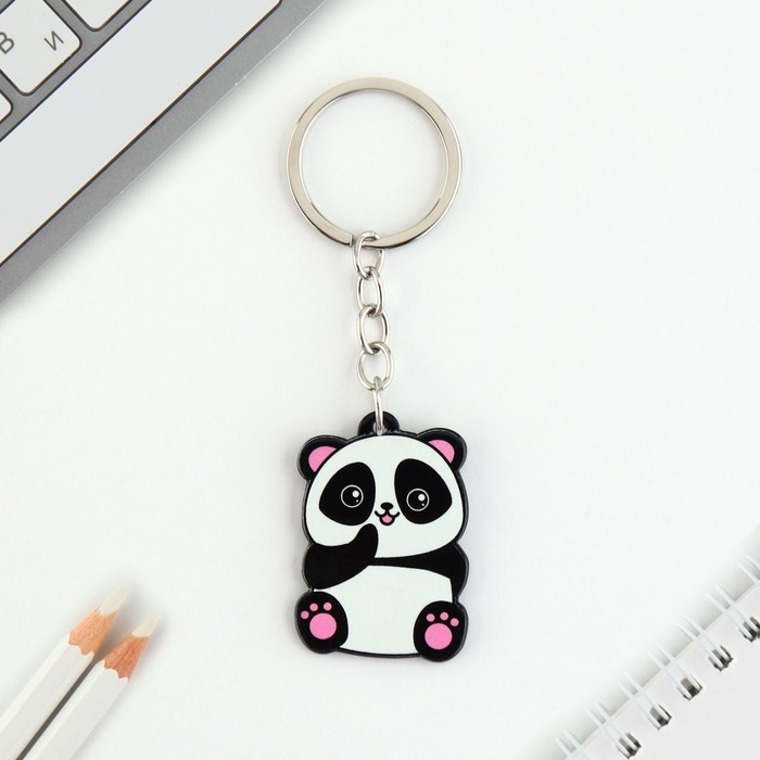 Брелок для ключей акриловый &laquo;Панда&raquo;, 3,5 х 10 см