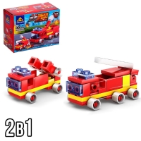 Конструктор пожарные «Техника», 16 видов, МИКС Конструктор пожарные «Техника», 16 видов, МИКС