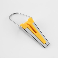 Устройство для складывания косой бейки, 12 мм, цвет жёлтый