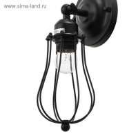 Бра 2403167/1 E27 40Вт черный 12х12х29 см Бра 2403167/1 E27 40Вт черный 12х12х29 см