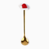 Ложка новогодняя с резиновым доп.элементом &laquo;Новый год: Для твоего уюта&raquo;, 3,5 х 16 см