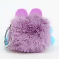 Мягкая игрушка &laquo;Пушистик с ушками&raquo; на брелоке, 10 см, цвет МИКС