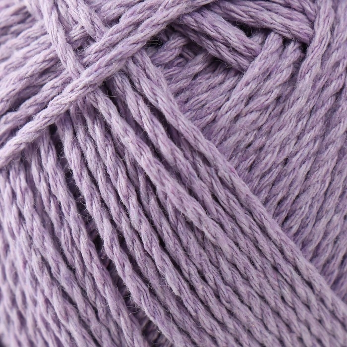 Пряжа Пряжа "Мягкий хлопок" 70% хлопок, 30% нейлон 220м/100гр (058 сирень)