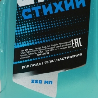 Подарочный набор косметики &laquo;Сила стихии&raquo;, гель для душа 250 мл и шампунь для волос 250 мл, HARD LINE