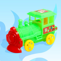 Грузовик инерционный &laquo;Автовоз&raquo;, 2 машинки и 2 паровоза, цвета МИКС