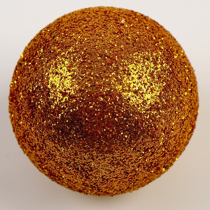 Новый год! Фигурка для поделок и декора &laquo;Шарик&raquo;, набор 12 шт., размер 1 шт. &mdash; 4 см, цвет золотой