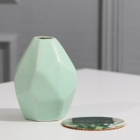 Ваза для цветов и подставка &laquo;Счастье внутри&raquo;, 9 х 7 х 7 см, 350 мл.