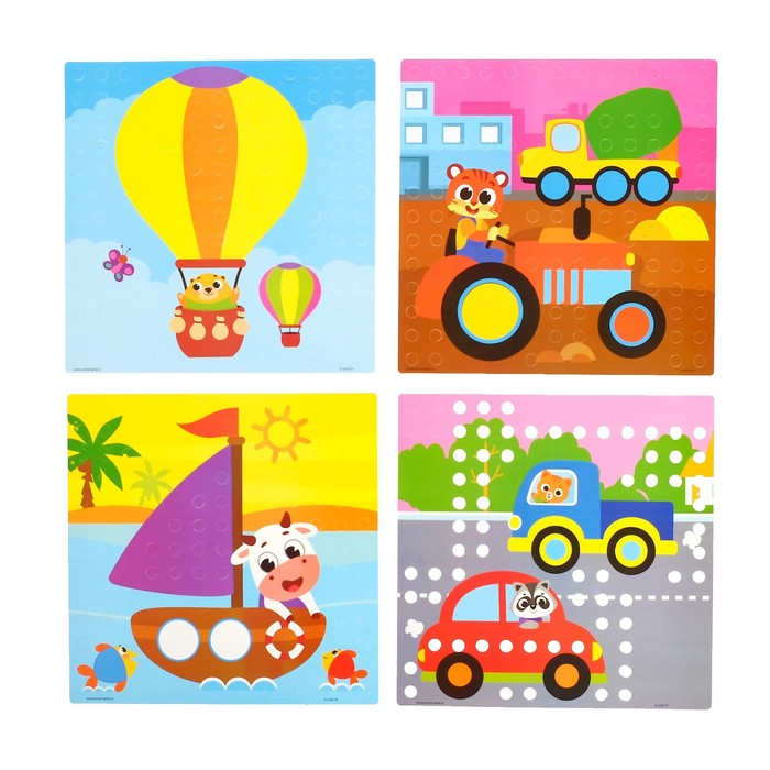 Конструктор винтовой &laquo;Конструктики&raquo; с шуруповёртом, 223 детали