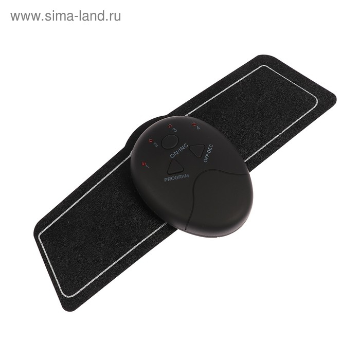 Массажёр для пресса и рук Luazon LEM-37, 6 режимов, 3 пульта, 6хААА (не в компл.), чёрный Массажёр для пресса и рук Luazon LEM-37, 6 режимов, 3 пульта, 6хААА (не в компл.), чёрный