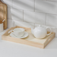 Поднос для завтрака Доляна Woodie, 35&times;23 см, сосна