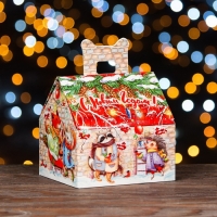 Подарочная коробка "Лесной домик большой", 16 х 14 х 15,5 см Подарочная коробка "Лесной домик большой", 16 х 14 х 15,5 см