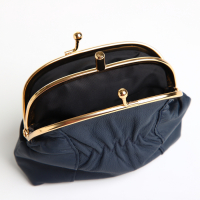 Кошелёк-косметичка, 2 отдела на рамке, цвет синий МИКС Кошелёк-косметичка, 2 отдела на рамке, цвет синий МИКС