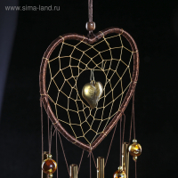 Музыка ветра металл "Сердце с сердечками" 4 трубки 5 колокольчиков d=17 см длина 65 см Музыка ветра металл "Сердце с сердечками" 4 трубки 5 колокольчиков d=17 см длина 65 см