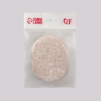 Спонж для умывания «Умывашка», 11 × 8,7 × 2 см, цвет бежевый Спонж для умывания «Умывашка», 11 × 8,7 × 2 см, цвет бежевый