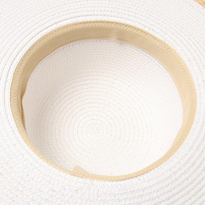 Шляпа женская MINAKU, цв.белый, р-р 58