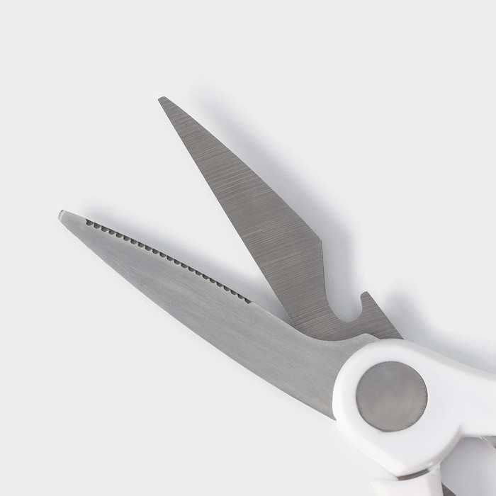 Набор ножей кухонных на подставке Доляна Sparkle, 7 предметов: 5 ножей, мусат и ножницы Набор ножей кухонных на подставке Доляна Sparkle, 7 предметов: 5 ножей, мусат и ножницы