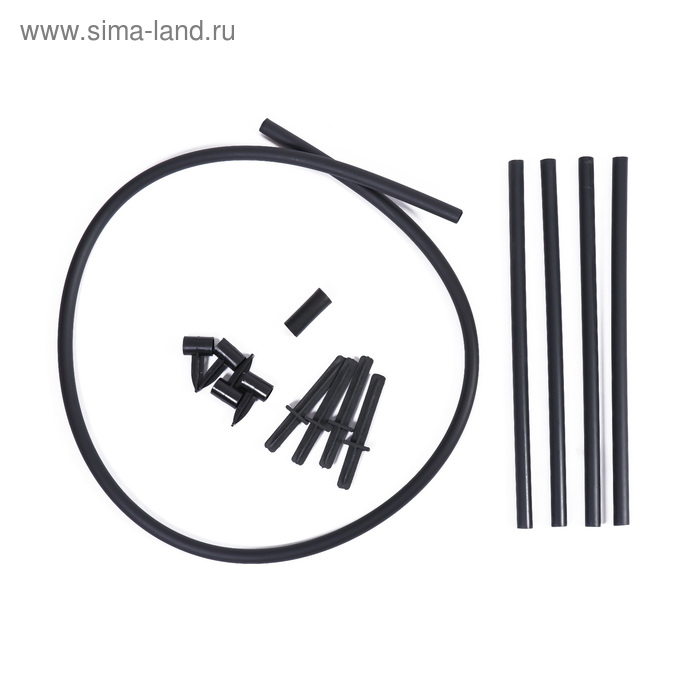 Кустодержатель, d = 64 см, h = 50 см, ножка d = 2 см, пластик, чёрный, «Смородина» Кустодержатель, d = 64 см, h = 50 см, ножка d = 2 см, пластик, чёрный, «Смородина»