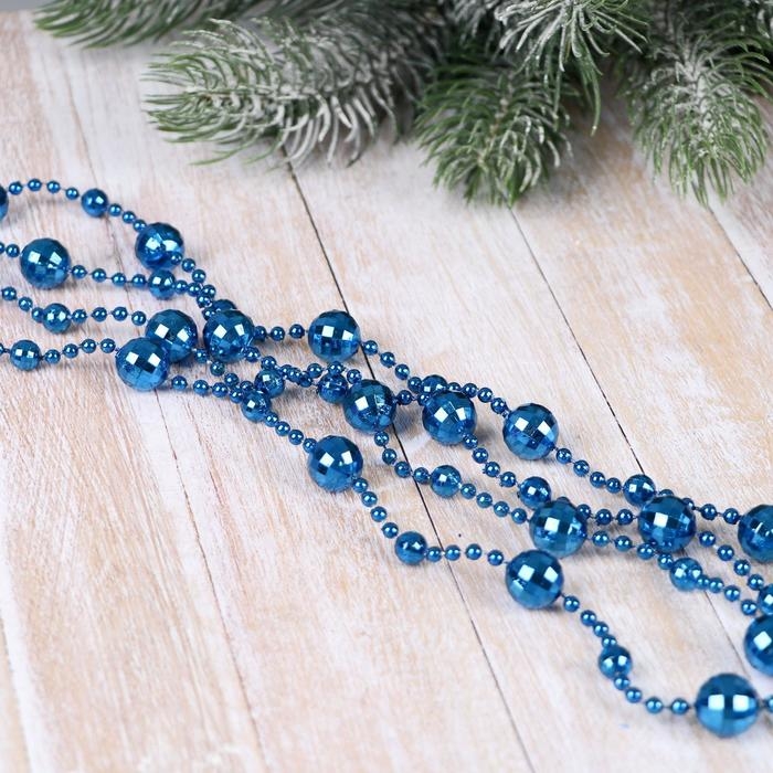 Бусы на ёлку 2,7 м Бусы на ёлку 2,7 м "Шарики диско" d-14 мм, микс