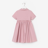 Платье для девочки с воротником KAFTAN, размер 36 (134-140), цвет пудра Платье для девочки с воротником KAFTAN, размер 36 (134-140), цвет пудра