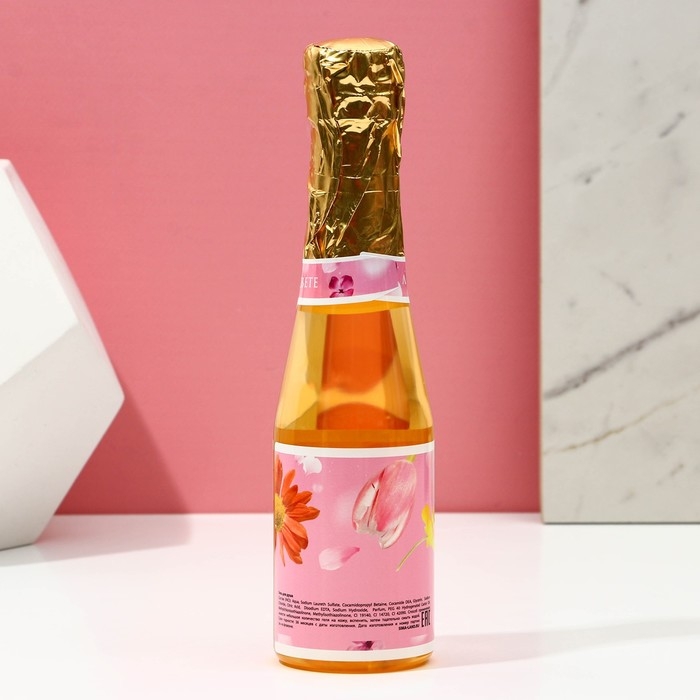 Гель для душа во флаконе &laquo;Сияй от счастья!&raquo;, 250 мл, аромат фруктового десерта, ЧИСТОЕ СЧАСТЬЕ