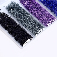 Крошка стеклянная для эпоксидной смолы, набор 6 цветов, вес 1 цвета &mdash; 5 г