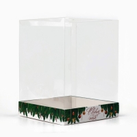 Коробка для кондитерских изделий &laquo;Новогоднее настроение&raquo;, 15 х 15 х 20 см, Новый год