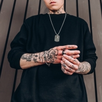 Браслет мужской &laquo;Брутал&raquo; цепь крупная, цвет серебро, 22 см