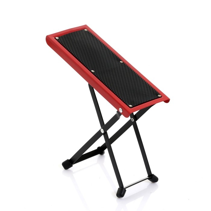 Подставка под ногу гитариста, красная, 25,5 х 10,5 х 12,5-25,5 см Подставка под ногу гитариста, красная, 25,5 х 10,5 х 12,5-25,5 см