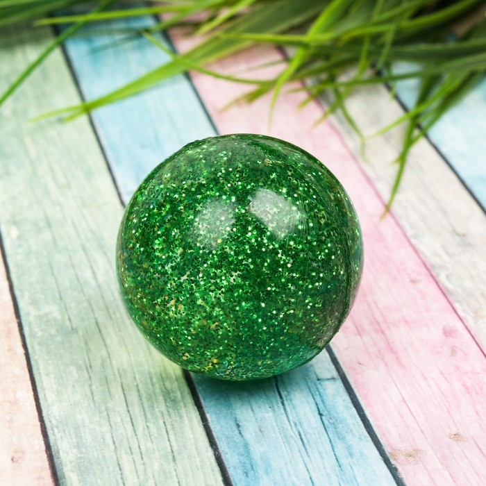 Мяч каучуковый &laquo;Блеск&raquo;, 4 см, цвета МИКС