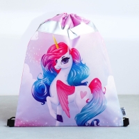 Мешок для обуви со светоотражающим элементом «Радужный единорог» 30 х 40 см Мешок для обуви со светоотражающим элементом «Радужный единорог» 30 х 40 см