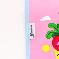 Нагрудник для кормления &laquo;Веселые подружки&raquo; непромокаемый на липучке, с карманом