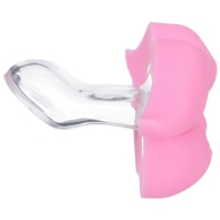Соска - пустышка силиконовая ортодонтическая &laquo;Единорог&raquo;, от 0 мес., цвет розовый