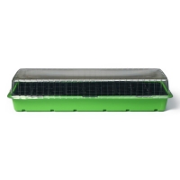 Мини-парник для рассады, 57 &times; 18 &times; 12 см, 3 вставки, 27 ячеек, Greengo