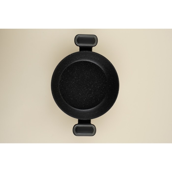 Кастрюля алюминиевая с антипригарным покрытием SL Home, d=20 см, h=10,5 см, индукция, цвет чёрный Кастрюля алюминиевая с антипригарным покрытием SL Home, d=20 см, h=10,5 см, индукция, цвет чёрный