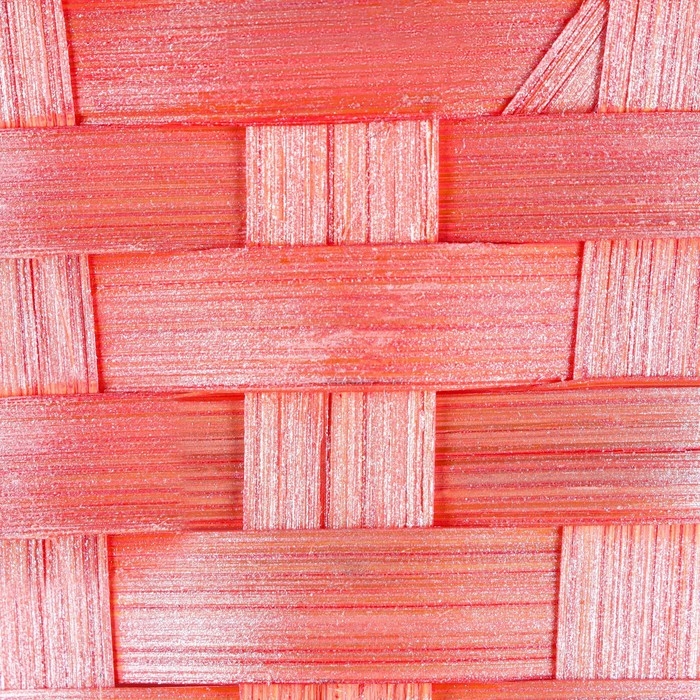 Корзина плетеная 19х19/32 см, коралловый, бамбук Корзина плетеная 19х19/32 см, коралловый, бамбук